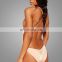 Wholesale Products Girl Embroidered Sexy swimming Wear Deep V-neck Swimsuit Backless Beachwear Cross Bandage Apparel