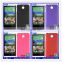 Simple Style Solid Color Rubber Coated Matte Hard Cover Case for HTC Desire 510
