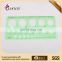 Promotional Cheap Plastic Chinese Customized Plastic Letter Stencil Ruler