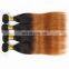 wholesale darling hair brazilian 100% human ombre hair extensions hair coloring