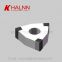 Halnn Tools Braed CBN Inserts For Machining Gray Cast iron Brake Disc with Positioning hole