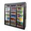 Three-door Refrigerated Display Cabinet Vertical Convenience Store Beverage Supermarket Freezer Fruit Fresh-keeping Freezer Commercial Customization