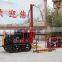 Pneumatic compressed air rock borehole drilling machine for rock
