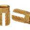 PPB-256/440/632 Brass Insert Nut Insertos Knurling Press-in Inserts Knukles Thru-Threaded Plain Knurled Nuts Inserti PEM Standard