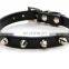 Anti-bite Rivet Pet Collar Comfortable PU Leash Training Dog Rope Pet Neck Chain Pet Supplies
