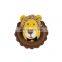 Yarncrafts Lion Playful Handmade Home Decor Crocheted Mounted Animal Head Wall Hanging