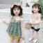 2020 girl clothing  new arrival sling floral two-piece foreign trade children's clothing