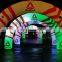 Stage LED Lighting Decoration Airblown Entrance Tunnel Colorful Archway Wedding Inflatable Arch