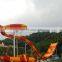 Durable Fiberglass Boomerang Big Water Slides For Adult Water Park Equipment