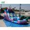 backyard giant cartoon bouncy jumper unicorn inflatable water slide for sale