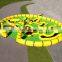 inflatable mini palm golf obstacles course