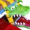 Big Inflatable Pirate Crocodile Bounce House Commercial Children Jump Bouncer Castle with 2 Slides