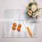 Kitchenware  shatterproof tempered glass chopping board with marble grain paper sticker 1 set of double pieces