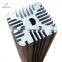 Toshine Led Aluminium Heatsink Extrusions , Silvery / Black Anodized Extruded Aluminium Profiles