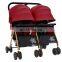 High Quality All Terrain Double stroller Twin baby carriage  and toddler double buggy pram