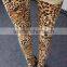 Fitness Sexy Leggings OEM 2015 Plus Size Long Leopard Printed Women Leggings