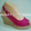 2016 new arrival Fashion Women Espadrilles