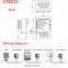 FZK011 Thermostat Hygrostat Electrical Mechanical Temperature Humidity Controller Heater Cooler, din rail Mechanical thermostat