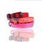 High quality safety mesh led light up best glow in the dark dog collar Wholesale mesh led safety lights for dogs