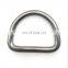 Stainless steel Welded D ring/D buckle for Endless industrial and marine rigging aplication