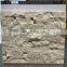 3D Style Brick Tiles Light Yellow And White Color Natural Stone Mosaic Cultural Stone Mosaic Floor Wall Decoration