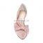 Women bow tie design low heels pumps sandals shoes ladies footwear other colors are available