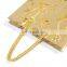 Factory Outlet Sale Custom Logo luxury Bronzing gift bag paper