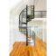 Indoor outdoor  Customized Style steel structure spiral staircase price