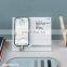 Acrylic Task Whiteboard Desk Stand Memo Board Dry Erase Marker Board