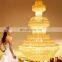 Large Hotel Lobby Luxury Pendant Lamp Crystal Chandelier LED Pendant Light