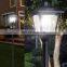 Outdoor Garden Lamp Post Light landscape pathway lighting waterproof all in one solar panel