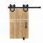 3 ft Sliding Flat Track Draft Barn Door Hardware Kit Set For Interior Barn door