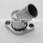 SBC BBC 327 350 454 396 Polished Aluminum 45 Degree Swivel Water Neck for Chevy