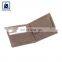 Anthracite Fitting Matching Stitching Vintage Style Wholesale Genuine Leather Wallet for Men