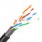 High Density Bare Copper CCA 300/305/500M 0.51mm 0.4mm Unshielded Twisted Pair UTP Cat5 Cat5e Outdoor Network Cable