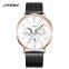 SINOBI Unisex Wristwatch S9738 Man Business Hand Watch Small Three Dial Quartz Watches Daily Dress Match Watch
