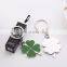 High Quality Green Leaf clover Keychain Fashion Creative Beautiful Four Leaf Clover Lucky Key Chain Jewelry