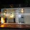 CE 20ft container house with glass wall and veranda