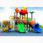 Plastic slide children commercial playground outdoor games playground equipment