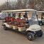 electric golf cart, multi-function folding seat golf cart, 8 seats