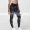 Custom Logo Seamless Pants Tie Dye Gym Workout Fitness Yoga Leggings Tights High Waist Scrunch Butt Seamless Leggings For Women