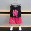 Waffle children's short sleeved set for casual summer wear for boys and girls