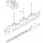 35C05-21401 Push Rod  F8000-07000  05950-04010  35C04-11800  35C05-13200   35C05-23700  Suit For Mitsubishi S6R S12R S16R