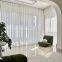 Pervious to Light and Heat Insulation Curtain Phantom Screen Window Screen White Bay Window Living Room Glass Sunscreen