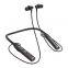 New neck hanging earphone sports surround noise cancelling sweatproof waterproof wireless earbuds headphones