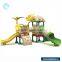 Small Cheap kids plastic slide mcdonalds used outdoor playground equipment material