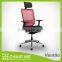 Ventilo office chair, white mesh chair, adjustable headrest, black bracket, adjustable seat, armrest, lumbar, aluminum base