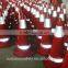 28" Red Painted Safety Rubber Road Cone