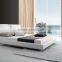 2015 Hot Sale Cheap Price Modern double bed designs fabric bed bedroom furniture set