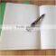 candy color recycled paper notebook,journal notebook with pen attached